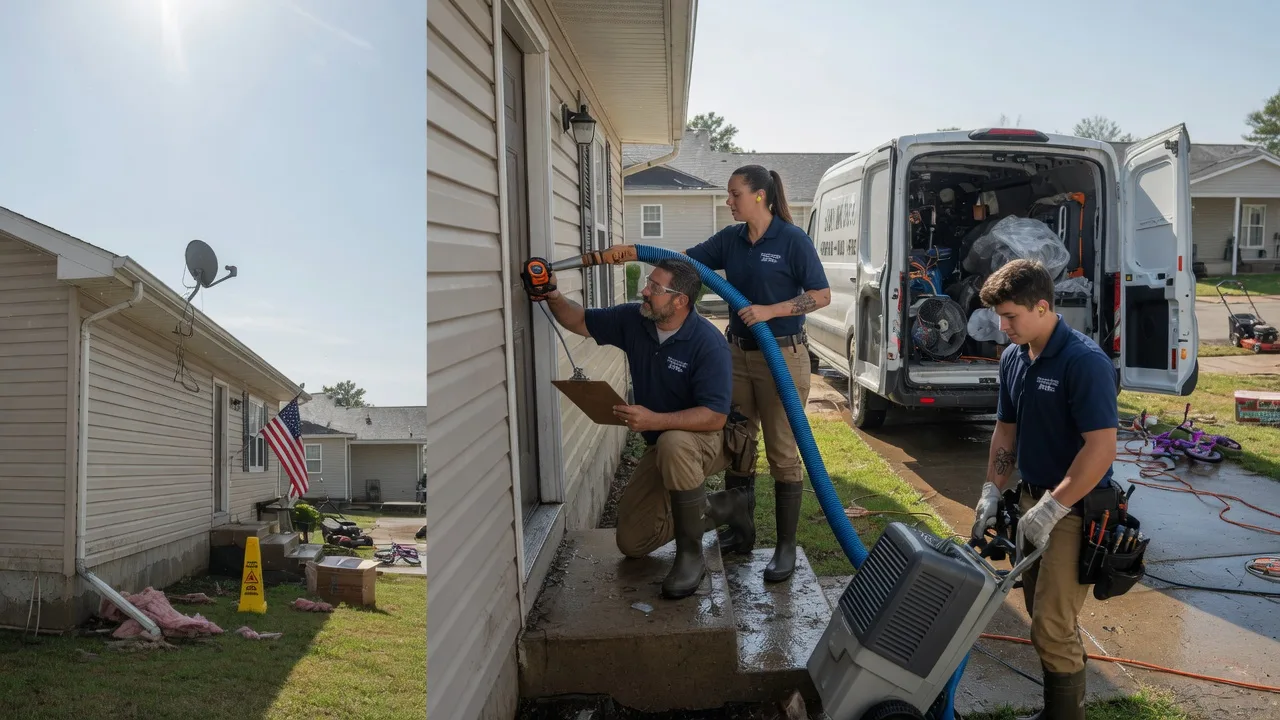 Ceiling Water Damage Restoration in Como, TX near me